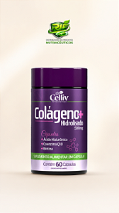 Colágeno com Ácido Hialurônico 500g em Cápsulas