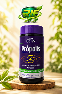 Extrato de Própolis 500mg 60 Cápsulas