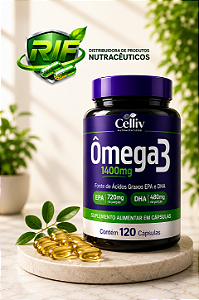 Ômega 3 1400mg EPA 720mg DHA 480mg