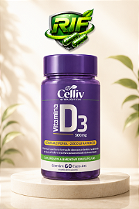Vitamina D3 500mg 60 Cápsulas