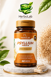 Psyllium Fiber 750 mg 60 Cápsulas