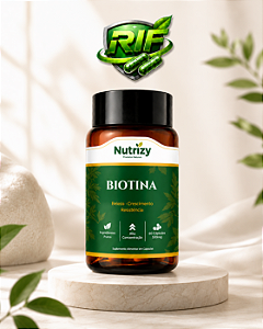 Biotina 500 mg 60 Cápsulas Nutrizy