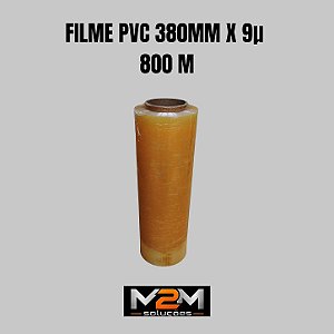 Filme PVC 380mm x 0,009mm 800m em Itu