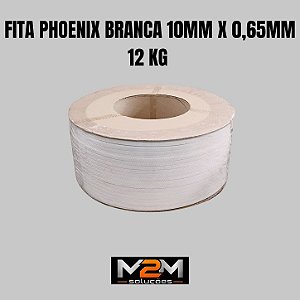 Fita Phoenix de arquear branca 10mm x 0,65mm 12kg em Itu
