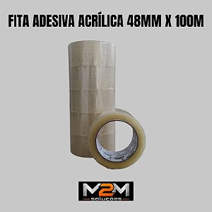 Fita Adesiva Acrílica 48mm x 100m em Itu