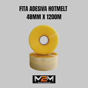 Fita Adesiva Hotmelt 48mm x 1200m em Itu