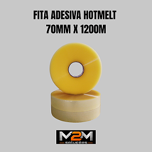 Fita Adesiva Hotmelt 70mm x 1200m em Itu