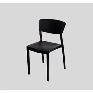Cadeira Moderna de Plástico Reforçada Empilhável – Design Minimalista, Conforto e Durabilidade!