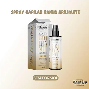 Spray Banho Brilhante Para Cabelos