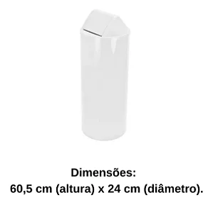 Lixeira Plástica Com Tampa Basculante