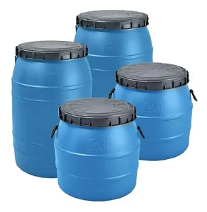 Kit 4 Biriplast Eco Bombona Nova 2 Und 220l + 2 Unid 120 L