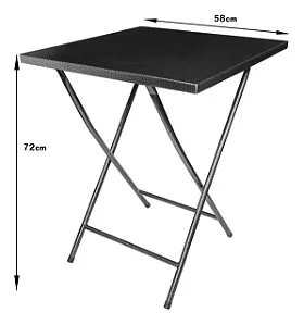 Mesa Dobrável De Aço Ferro