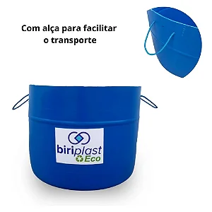 Lixeira Cesto de Lixo Eco Bombona 100 litros com Alça