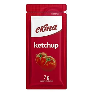 Ketchup Sachê 7g Caixa com 140 Unidades Individual para Lanchonete Restaurante Delivery