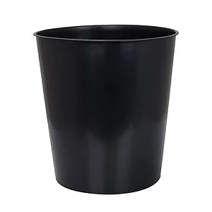 Kit 10 Lixeiras Cesto Plástico Sem Tampa 10 Litros Preto