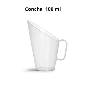 KIT 40 CONCHAS PLÁSTICA DE 100 ML PARA CEREAIS , DOCES, GRÃOS, TEMPEROS