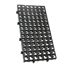 Palete Estrado Plástico 50x25x2,5cm Preto
