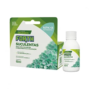 Fertilizante Nutrientes Forth Suculentas Cactos 60 ml