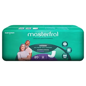 Absorvente Geriátrico Masterfral Confort 20 Unidades