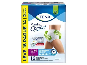 Fralda TENA Pants Confort G/EG 16 Unidades