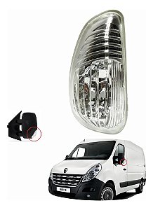 Pisca Seta Retrovisor Cristal Renault Master 2014 À 2024