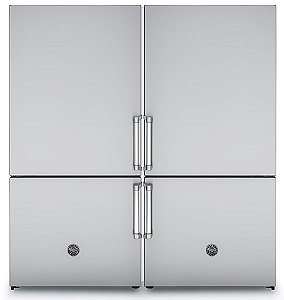 Refrigerador Bottom Freezer Embutir Inox 1002L Bertazzoni Master Series
