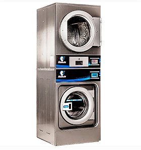 Lavadora Extratora e Secadora Conjugada Smart 10 na Cor Inox - 10 kg Mamute