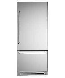 Refrigerador Embutido Bertazzoni MAS REF905BBRXTT Inox 596L - Duplo Sistema de Refrigeração, Super Freeze, Ice Maker Inteligente, Silencioso 42dB