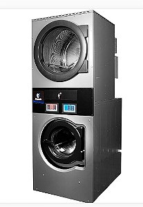 Lavadora Extratora e Secadora Conjugada Smart 17 Cor Inox 17 kg Mamute - Lavanderia Residêncial e Comercial