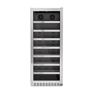 Kit Adega Coluna 132 Garrafas Direita + Cervejeira 428L Esquerda Elettromec Connect 220V