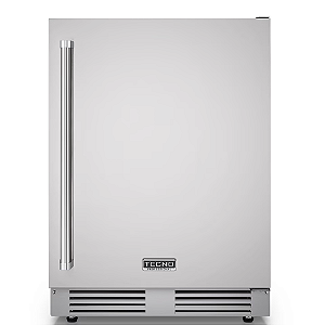 Freezer para Uso Externo e Interno Tecno Professional TR10FZDA Aço Inox 100L - Autorestart, Iluminação LED, Baixo Ruído, Frost Free