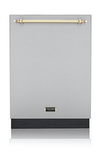 Lava-Louças de Embutir Tecno Vintage TD16WPV2 Tall Tub 16 Serviços 220V - SteamWash, IonTech, UltraSilent 41dB, 9 Programas, Puxador Latão
