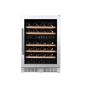 ADEGA COOKERHOOD PARA 46 GARRAFAS - A  Adega Climatizada para 46 Garrafas da Cookerhood é a escolha ideal para quem deseja armazenar vinhos com elegância e precisão. Com um design sofisticado e tecnologia avançada.