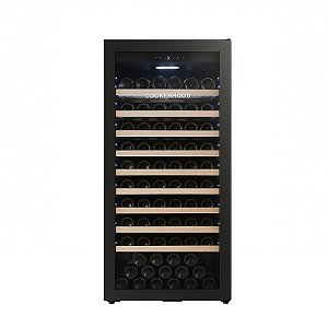 ADEGA SINGLE ZONE 125 GARRAFAS COOKERHOOD - Design, tecnologia e sofisticação para os verdadeiros apreciadores de vinho.