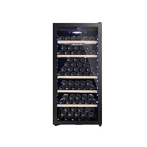 ADEGA SINGLE ZONE PARA 155 GARRAFAS COOKER HOOD - Design, tecnologia e sofisticação para os verdadeiros apreciadores de vinho.