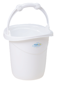 Balde Plástico Resistente 11 Litros Multiuso Plastibaby
