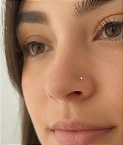 Piercing de Nariz Nostril com Cristal