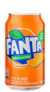 Fanta Laranja Lata 350 ml