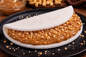 Tapioca Doce de Leite Crocante com Castanhas