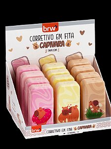 Corretivo em Fita 5mm×3m Capivara Sortido BRW