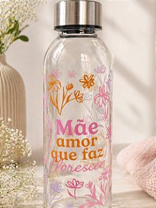 GARRAFA DIA DAS MÃES - PLÁSTICO -580ML - DCARTE