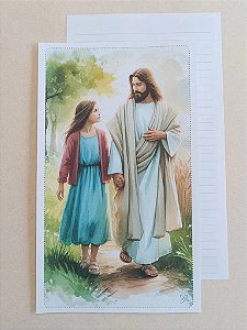 Papéis de Carta Coleção ELE & EU com 05 unidades