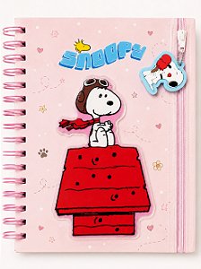 CADERNO DE ANOTAÇÕES-A5-COM BOLSA - SNOOPY