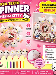 MARCA TEXTO SPINER HELLO KITTY - 6 CORES