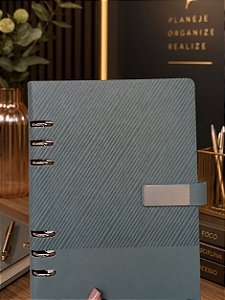 CADERNO FICHÁRIO - COURO SINTÉTICO- TAMANHO A5 - MALDIVAS