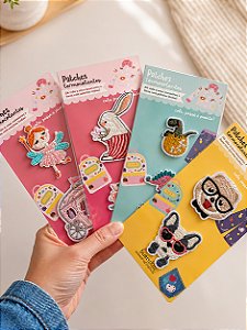 Patches Termocolantes – Personalize com Estilo - Buendia - Cartelas com 3 e 4 unidades