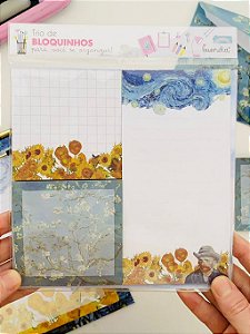 TRIO DE BLOQUINHOS - VAN GOGH