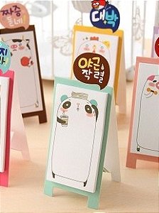 Sticky Note Bichinhos no Cavalete