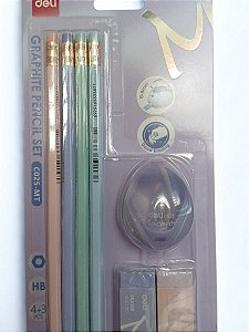 KIT ESCOLAR DELI COM 7 PEÇAS