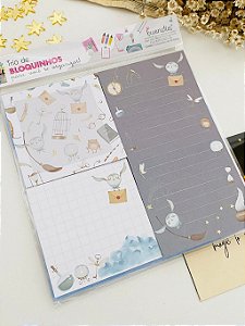 Trio de Bloquinhos com 40 Folhas – Magia